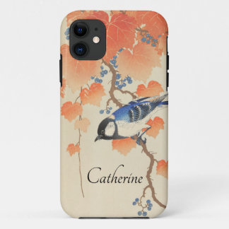 ヴィンテージ日本の水彩プリント iPhone 11 ケース