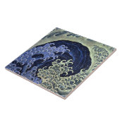 ヴィンテージ日本の波フェミニンby北斎 タイル (側面)