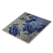 ヴィンテージ日本の波男らしby北斎 タイル (側面)