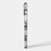ヴィンテージ日本の波、白黒 Case-Mate iPhoneケース (裏面 / 左)