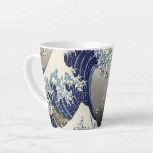 ヴィンテージ日本の浮世絵の波素晴らしは カフェラテマグ