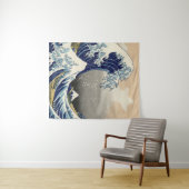 ヴィンテージ日本の浮世絵の波素晴らしは タペストリー (インサイチュ(横))