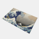 ヴィンテージ日本の浮世絵の波素晴らしは ドアマット (アングル)