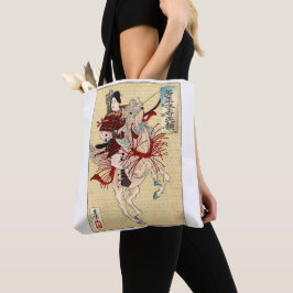 ヴィンテージ日本の浮世絵女戦士 トートバッグ