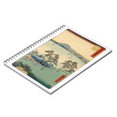 ヴィンテージ日本の浮世絵浮世ウッドブロック ノートブック (左側)