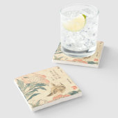 ヴィンテージ日本の浮世絵 ストーンコースター (横)