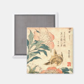 ヴィンテージ日本の浮世絵 マグネット (正面/裏面)