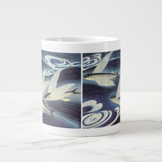 ヴィンテージ日本の海 ジャンボコーヒーマグカップ (正面)