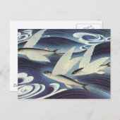 ヴィンテージ日本の海 ポストカード (正面/裏面)