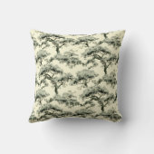 ヴィンテージ日本の盆栽 クッション (裏面)