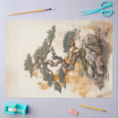 ヴィンテージ日本の盆栽 薄葉紙 (クラフト)