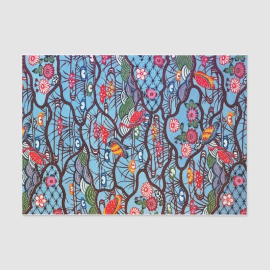 ヴィンテージ日本の着物織り（備型） 薄葉紙 (正面)