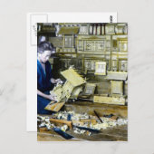 ヴィンテージ日本の社メーカー職人の旧日本 ポストカード (正面/裏面)