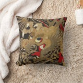 ヴィンテージ日本の竜 クッション (ブランケット)