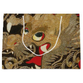 ヴィンテージ日本の竜 ラージペーパーバッグ (正面)