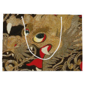 ヴィンテージ日本の竜 ラージペーパーバッグ (裏面)