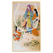 ヴィンテージ日本の織物 スモールペーパーバッグ (裏面)