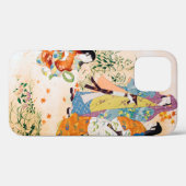 ヴィンテージ日本の織物 Case-Mate iPhoneケース (裏面 (横))