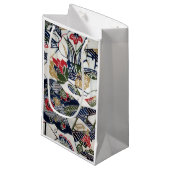 ヴィンテージ日本の織（紅型） スモールペーパーバッグ (正面アングル)