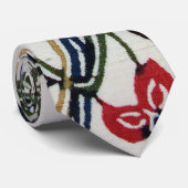 ヴィンテージ日本の織（紅型） ネクタイ (ロール)