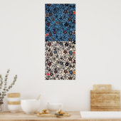 ヴィンテージ日本の織(紅型) ポスター (キッチン)