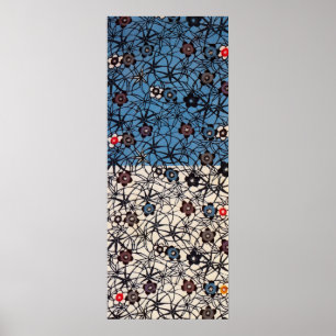 ヴィンテージ日本の織（紅型） ポスター