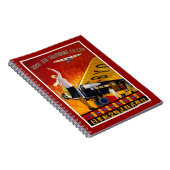 ヴィンテージ日本の航空の広告 ノートブック (右側)