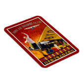 ヴィンテージ日本の航空の広告 マグネット (右側)