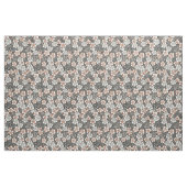 ヴィンテージ日本の花模様織物 ファブリック (ヤード)