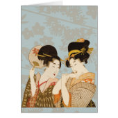 ヴィンテージ日本の芸者の着物 (正面)