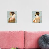 ヴィンテージ日本の芸者の着物 (リビング)