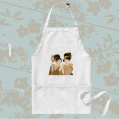 ヴィンテージ日本の芸者の着物 スタンダードエプロン