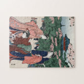 ヴィンテージ日本の芸者ガールズオリエンタル ジグソーパズル (横)