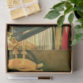 ヴィンテージ日本の芸者和佐紙傘アート 薄葉紙 (ギフト)