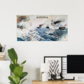 ヴィンテージ日本の芸術海戦ポスター ポスター (ホームオフィス)