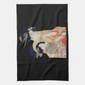 ヴィンテージ日本の芸術 キッチンタオル (縦)