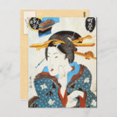 ヴィンテージ日本の芸術 ポストカード (正面/裏面)