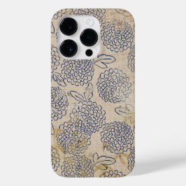 ヴィンテージ日本の菊の花 Case-Mate iPhone 14 PROケース