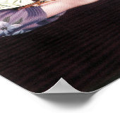 ヴィンテージ日本の蚊取り殺虫剤 ポスター (角)