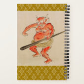 ヴィンテージ日本の鬼学派 ノートブック (裏面)