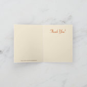 ヴィンテージ日本の鳥と秋のブドウ カード (内部)