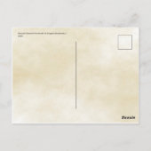 ヴィンテージ日本の・アート・サムライ・ワリア・イン・バトル  ポストカード (裏面)