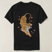ヴィンテージ日本の・ア伝統的ジアのアートワークC Tシャツ (デザイン正面)