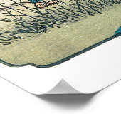 ヴィンテージ日本の – 広重プリント ポスター (角)