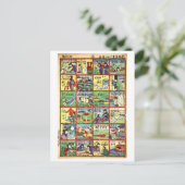 ヴィンテージ日本の – 英語翻訳グラフ ポストカード (スタンド正面)