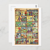 ヴィンテージ日本の – 英語翻訳グラフ ポストカード (正面/裏面)