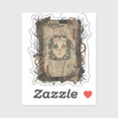 ヴィンテージ日本ゴシックコラージュ - シール (シート)