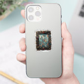 ヴィンテージ日本ゴシックコラージュ ステッカー シール (スマートフォン)