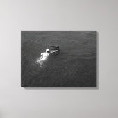 ヴィンテージ日本三木本真珠アイランドダイバー キャンバスプリント (正面)