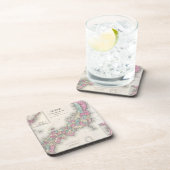 ヴィンテージ日本地図（1855年） コースター (右側)